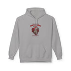 Hockey Heart Shield Hoodie — Proud to Play 'Til the End