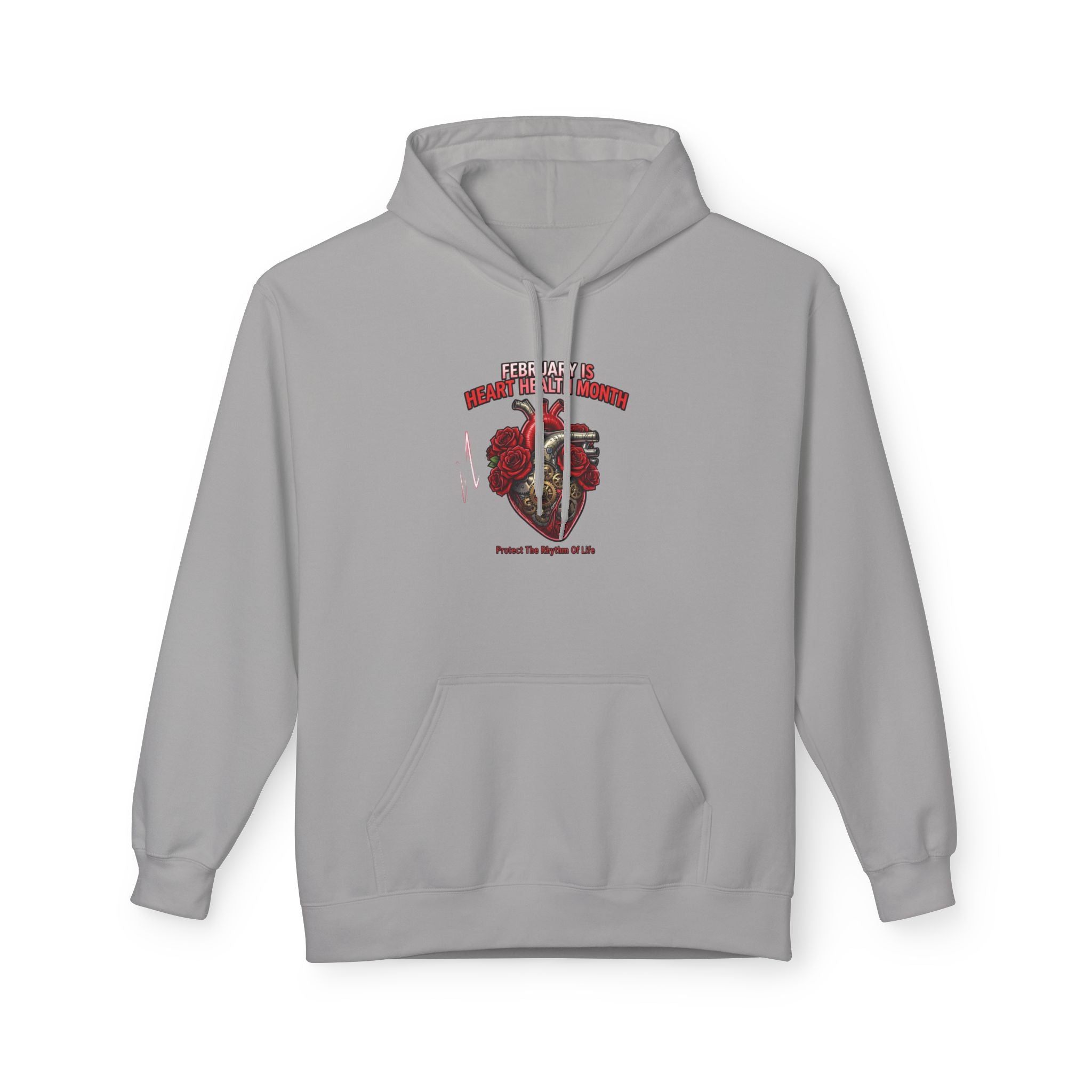 Hockey Heart Shield Hoodie — Proud to Play 'Til the End