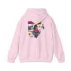 Retro Inspo Hoodie — 'Nope' Meditation Collage Graphic Hooded Sweatshirt