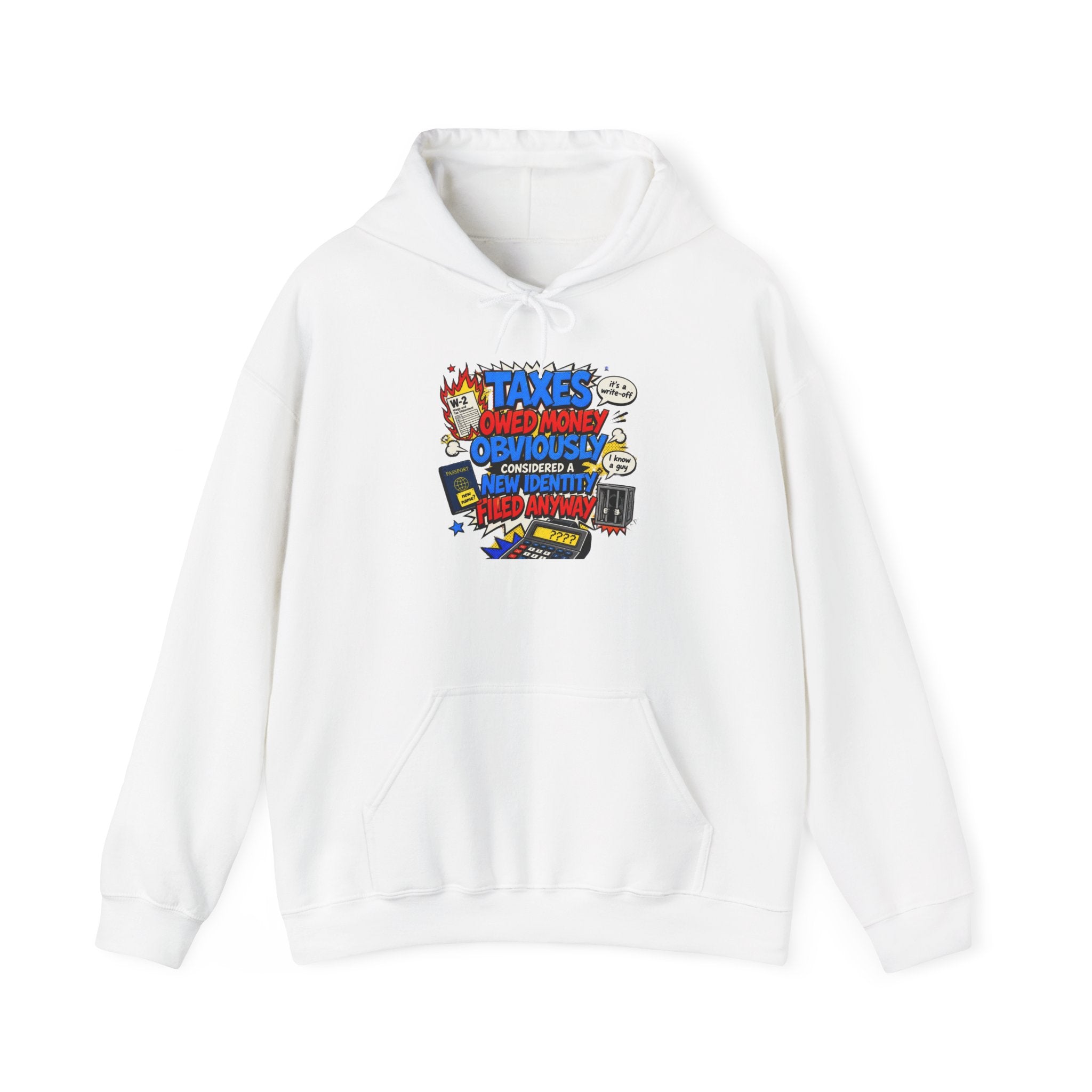 Taxes One-Day-Only Hoodie - Funny Accounting Cartoon Tax Season Sweatshirt