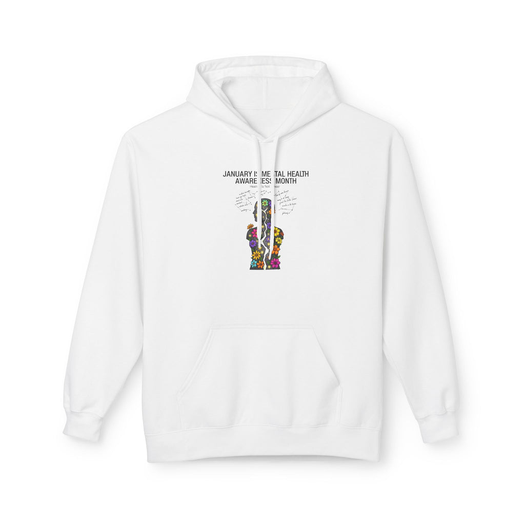 Mental Health Awareness Hoodie – 'Be Real, Be Heard' Supportive Graphic Pullover