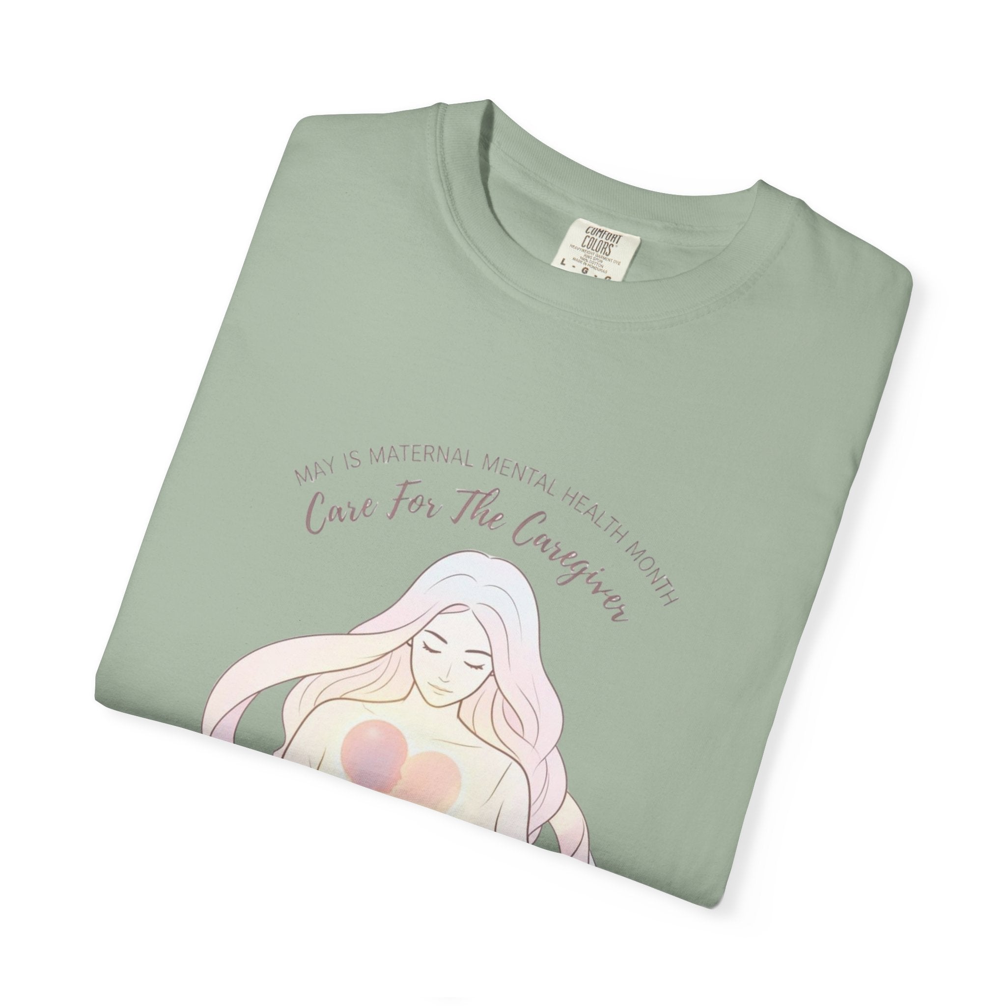T-Shirt — Care For The Caregivers Graphic Tee (Self-Care Heart Illustration)