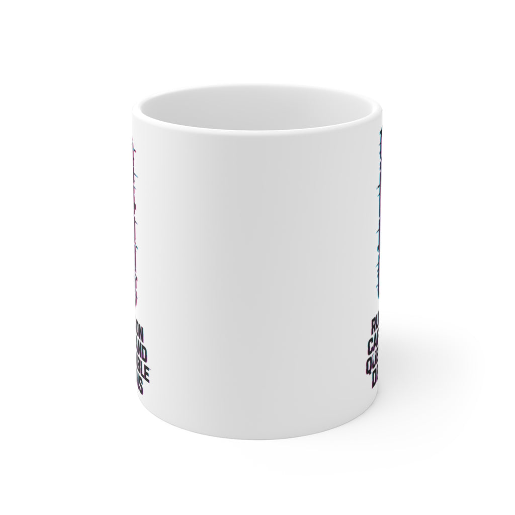 Coffee Mug — “3% Battery: Running on Caffeine and Questionable Decisions”