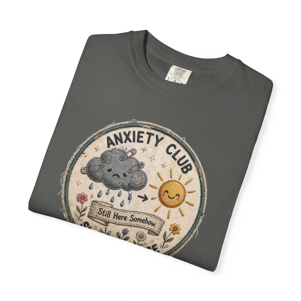 Anxiety Club Survival Badge T-Shirt