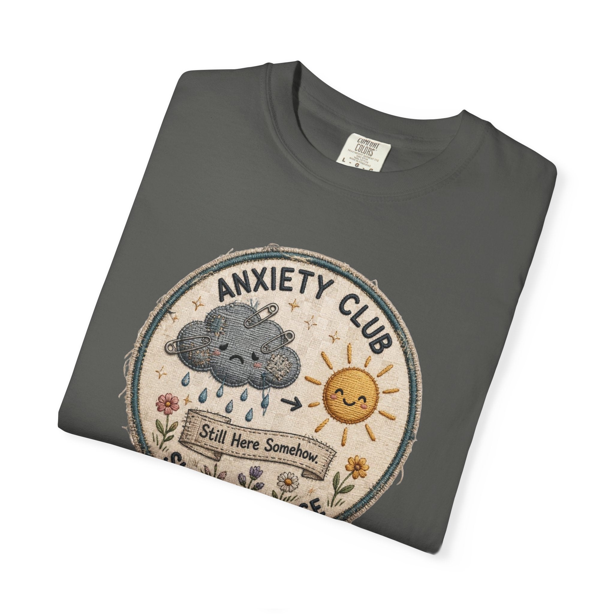 Anxiety Club Survival Badge T-Shirt