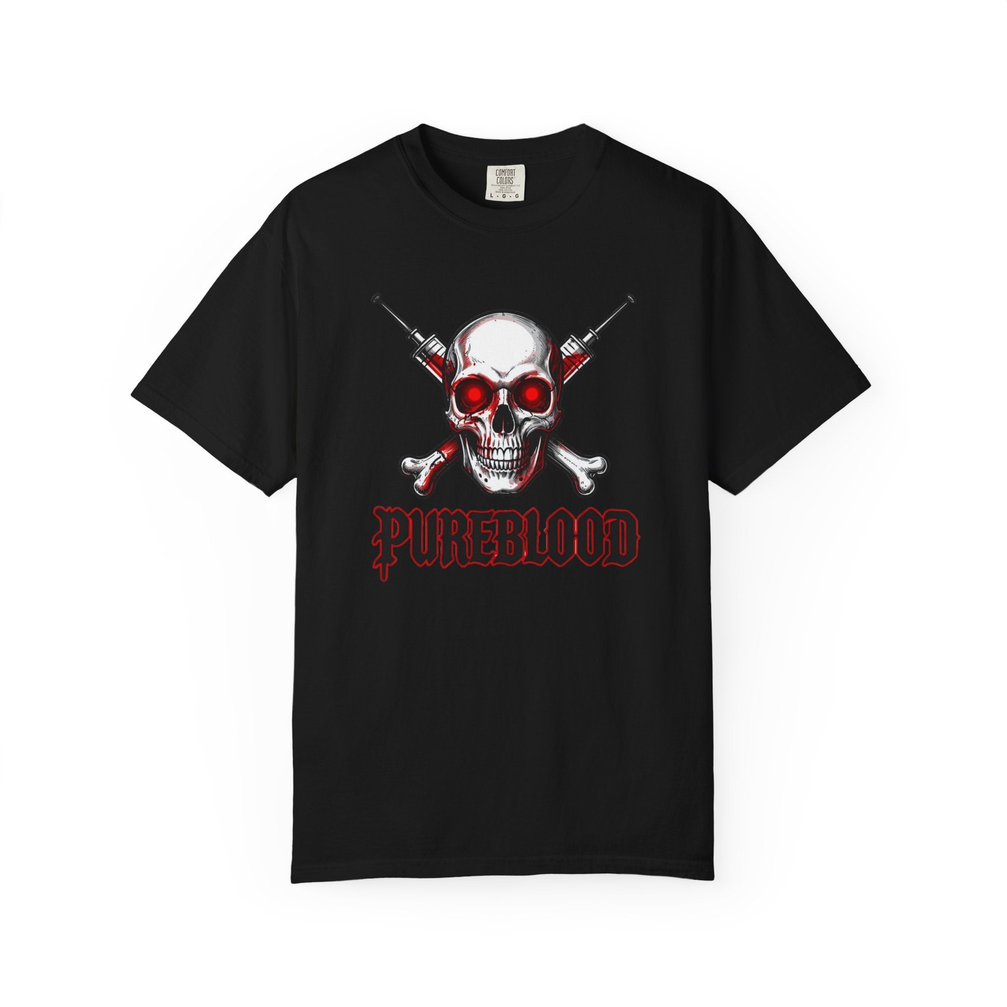 Pureblood Skull T-Shirt — Vampire Goth Graphic Tee
