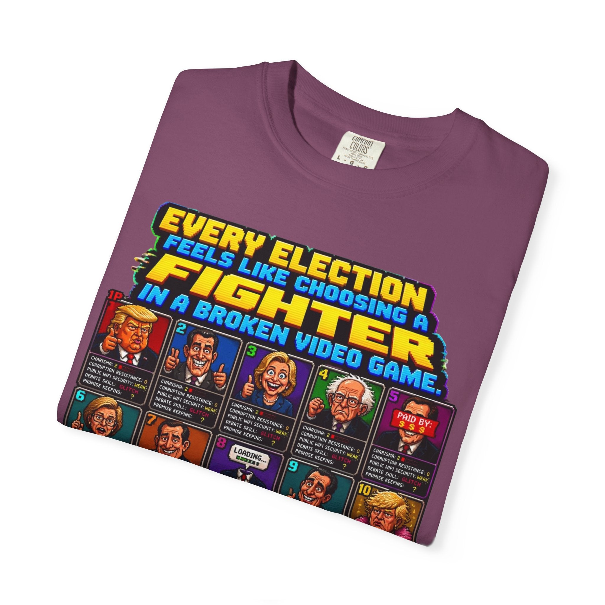 Retro Video Game 'Every Election Feels Like Choosing a Fighter' T-Shirt