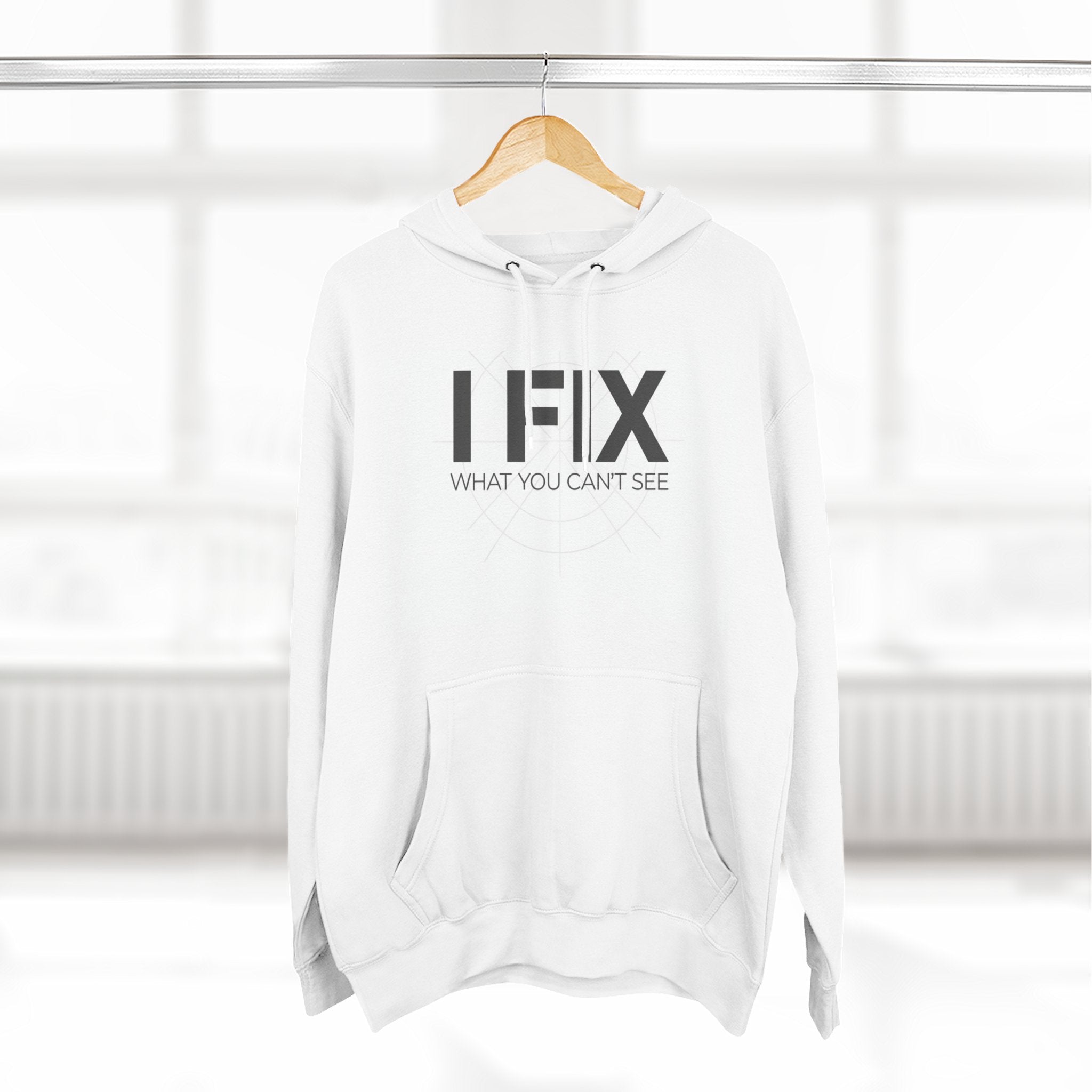 Hoodie — “I FIX What You Can’t See” Mechanic & Tech Repair Fleece Hoodie