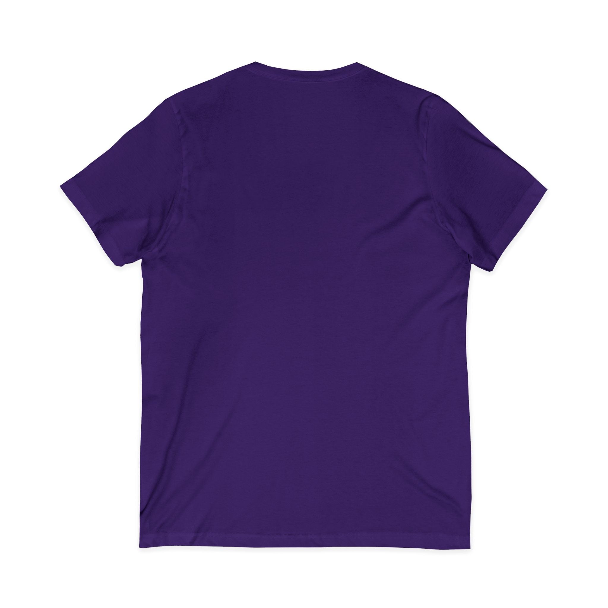 V-Neck Tee — "I Was Born at a Very Young Age and It's Been Downhill Since" Funny Adulting Shirt