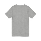 V-Neck Tee — "I Was Born at a Very Young Age and It's Been Downhill Since" Funny Adulting Shirt