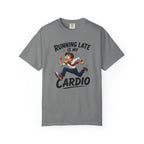 Running Late Is My Cardio T-Shirt — Funny Running Graphic Tee