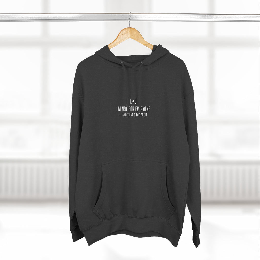 Minimal Embroidered Fleece Hoodie