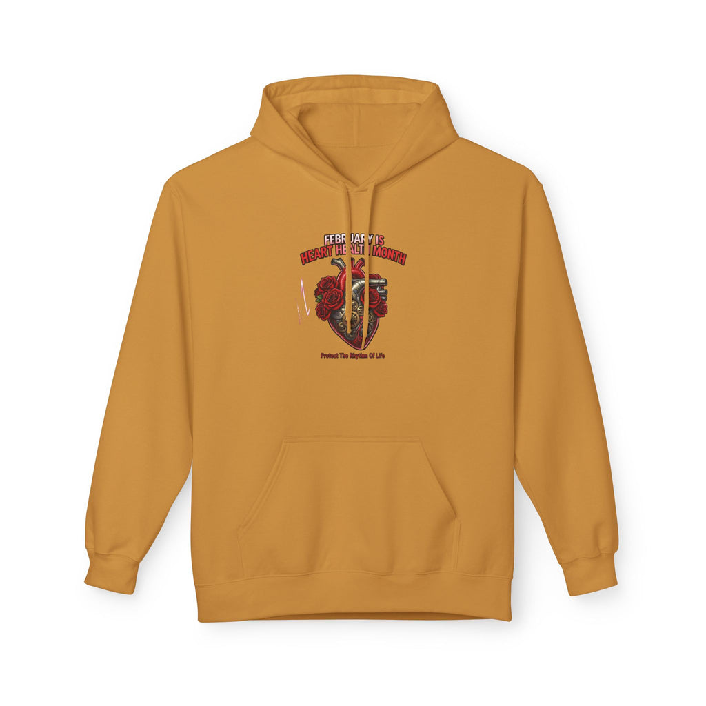 Hockey Heart Shield Hoodie — Proud to Play 'Til the End