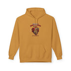 Hockey Heart Shield Hoodie — Proud to Play 'Til the End