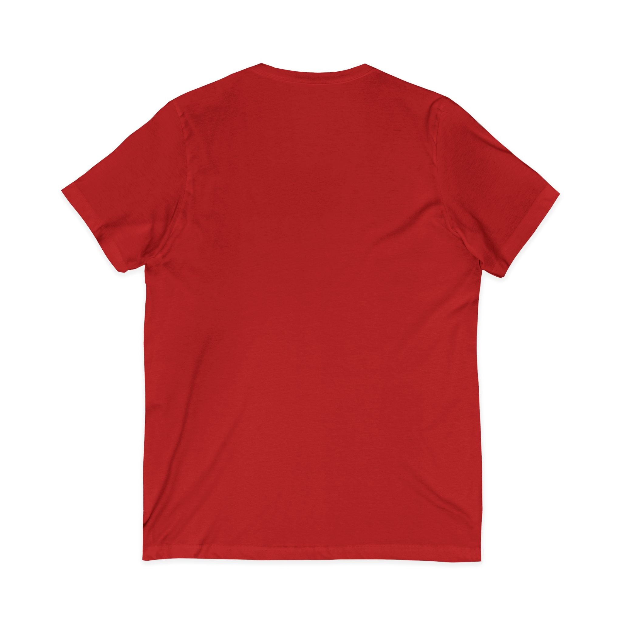V-Neck Tee — "I Was Born at a Very Young Age and It's Been Downhill Since" Funny Adulting Shirt