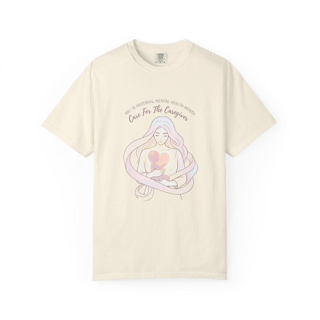 T-Shirt — Care For The Caregivers Graphic Tee (Self-Care Heart Illustration)