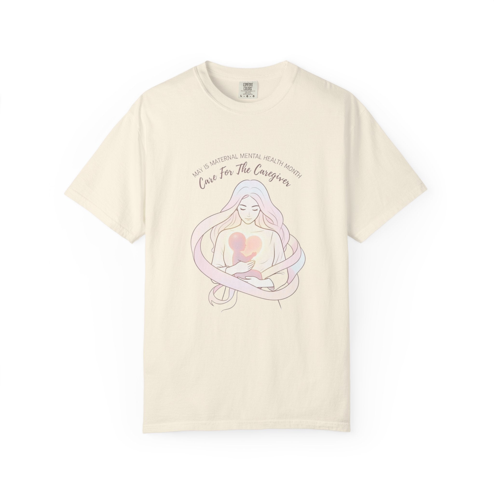 T-Shirt — Care For The Caregivers Graphic Tee (Self-Care Heart Illustration)