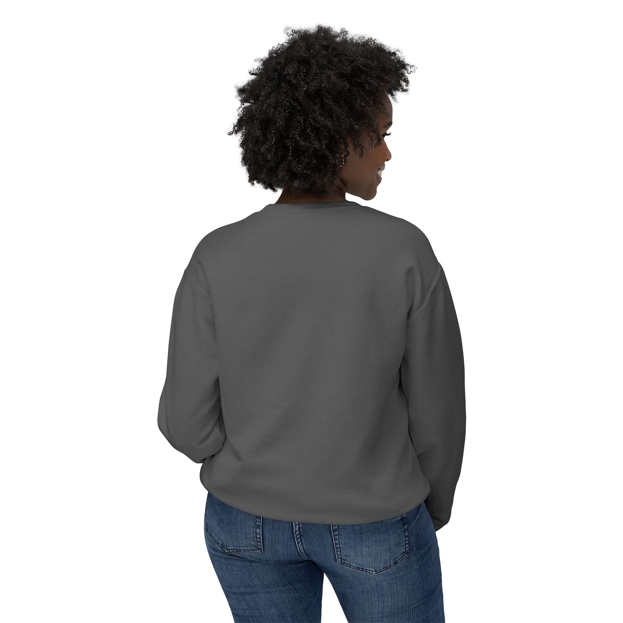 Adopted GPS Crewneck Sweatshirt — 'GPS Says You’re Adopted' Graphic