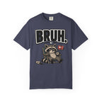 Bruh Raccoon Graphic T-Shirt — Lazy Chill Cartoon Tee