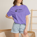 Loading Personality T-Shirt — Funny Progress Bar Graphic Tee