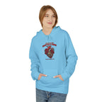 Hockey Heart Shield Hoodie — Proud to Play 'Til the End