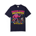 Shredding Calories Since Soundcheck T-Shirt — "No Pain No Riff" Rock Gym Tee