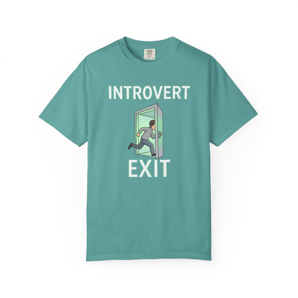 Introvert Exit T-Shirt — Funny Introvert Graphic Tee