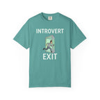 Introvert Exit T-Shirt — Funny Introvert Graphic Tee