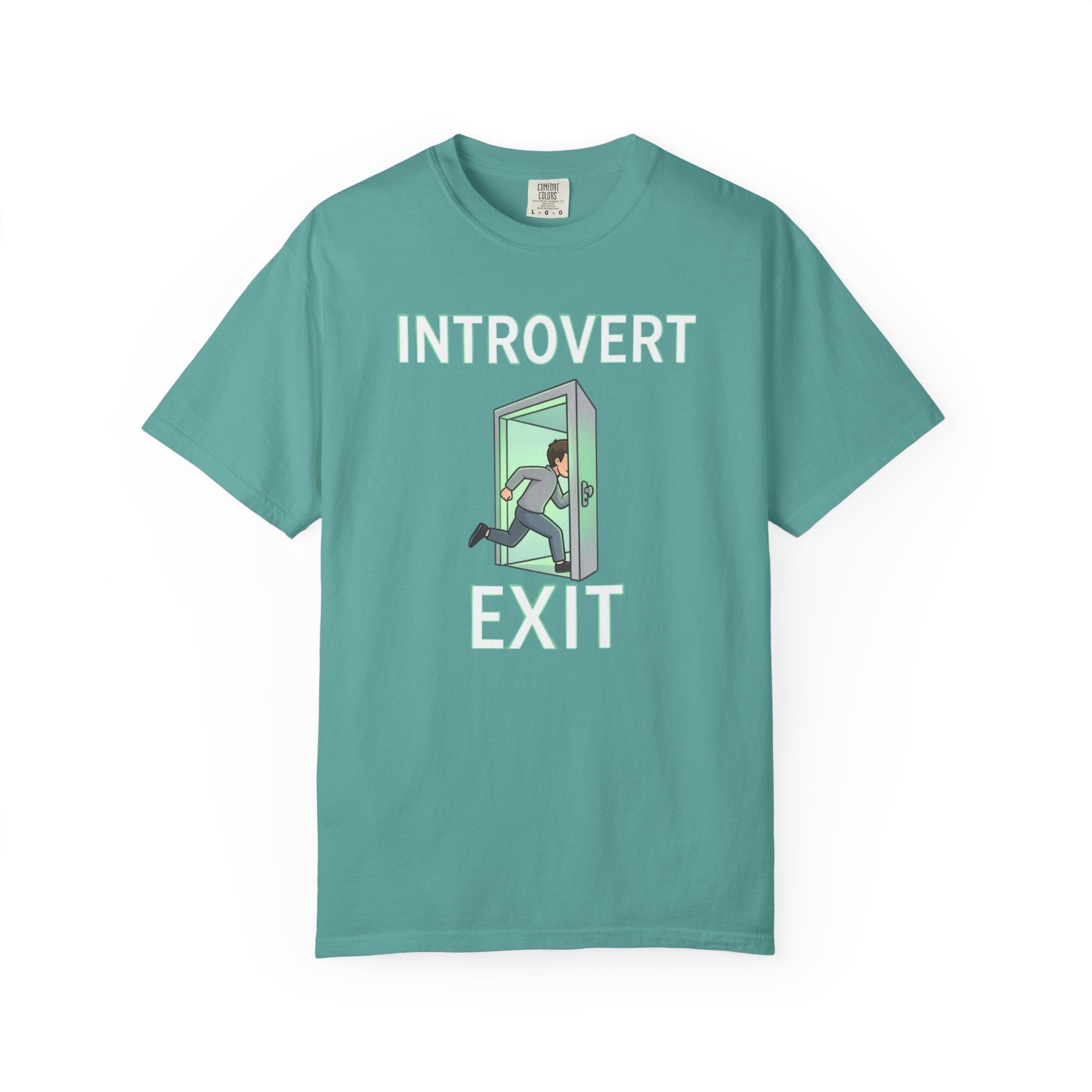 Introvert Exit T-Shirt — Funny Introvert Graphic Tee