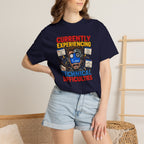 T-Shirt — "Currently Experiencing Technical Difficulties" Funny Tech Support Graphic Tee