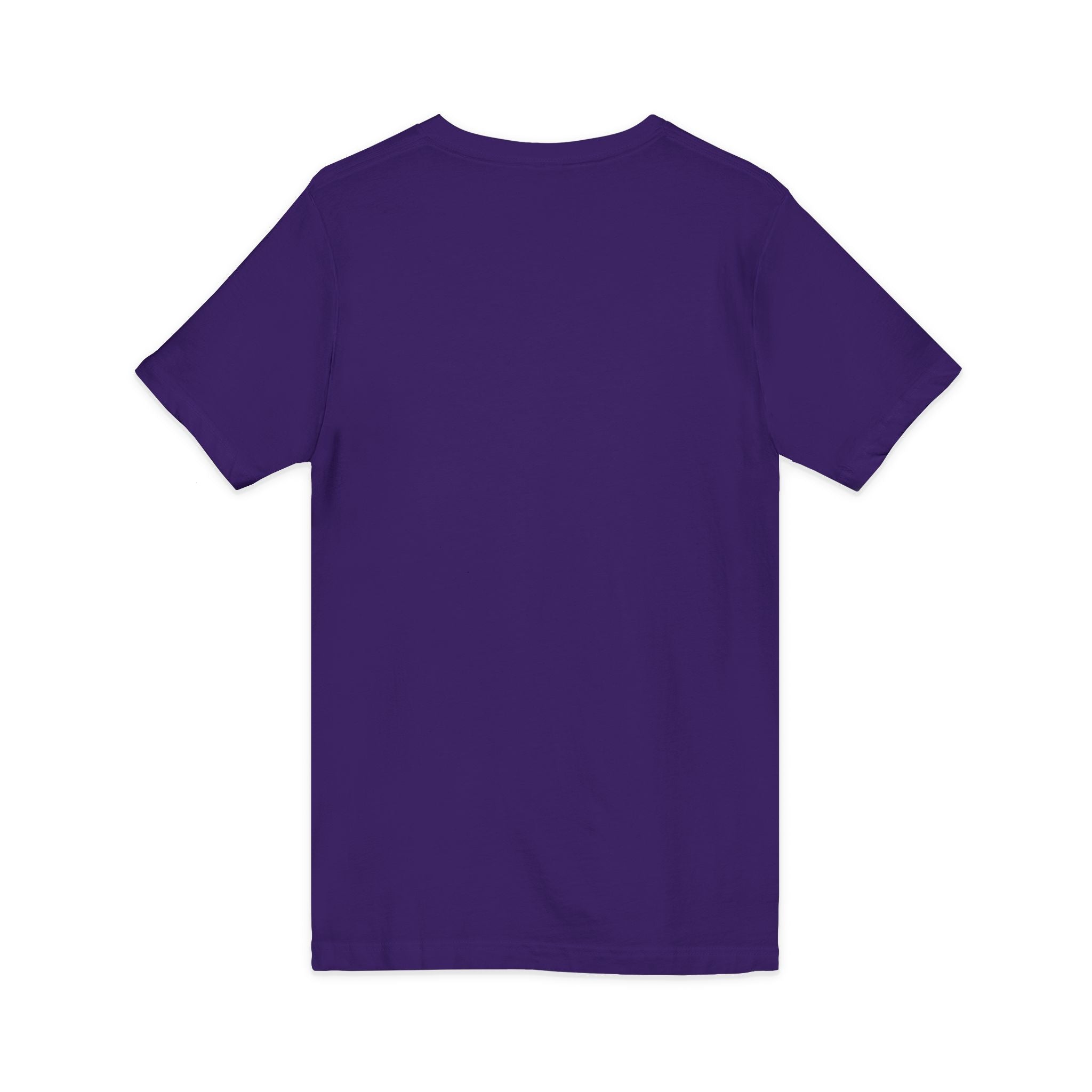 V-Neck Tee — "I Was Born at a Very Young Age and It's Been Downhill Since" Funny Adulting Shirt