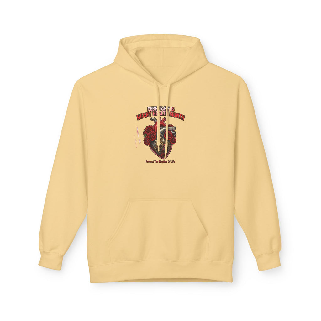 Hockey Heart Shield Hoodie — Proud to Play 'Til the End