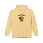 Hockey Heart Shield Hoodie — Proud to Play 'Til the End