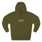 Minimal Embroidered Fleece Hoodie