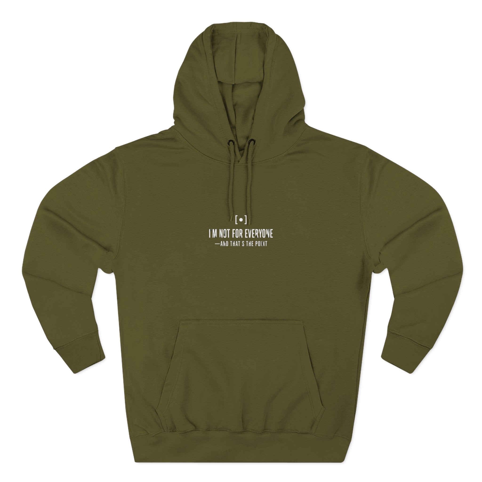 Minimal Embroidered Fleece Hoodie