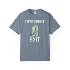 Introvert Exit T-Shirt — Funny Introvert Graphic Tee
