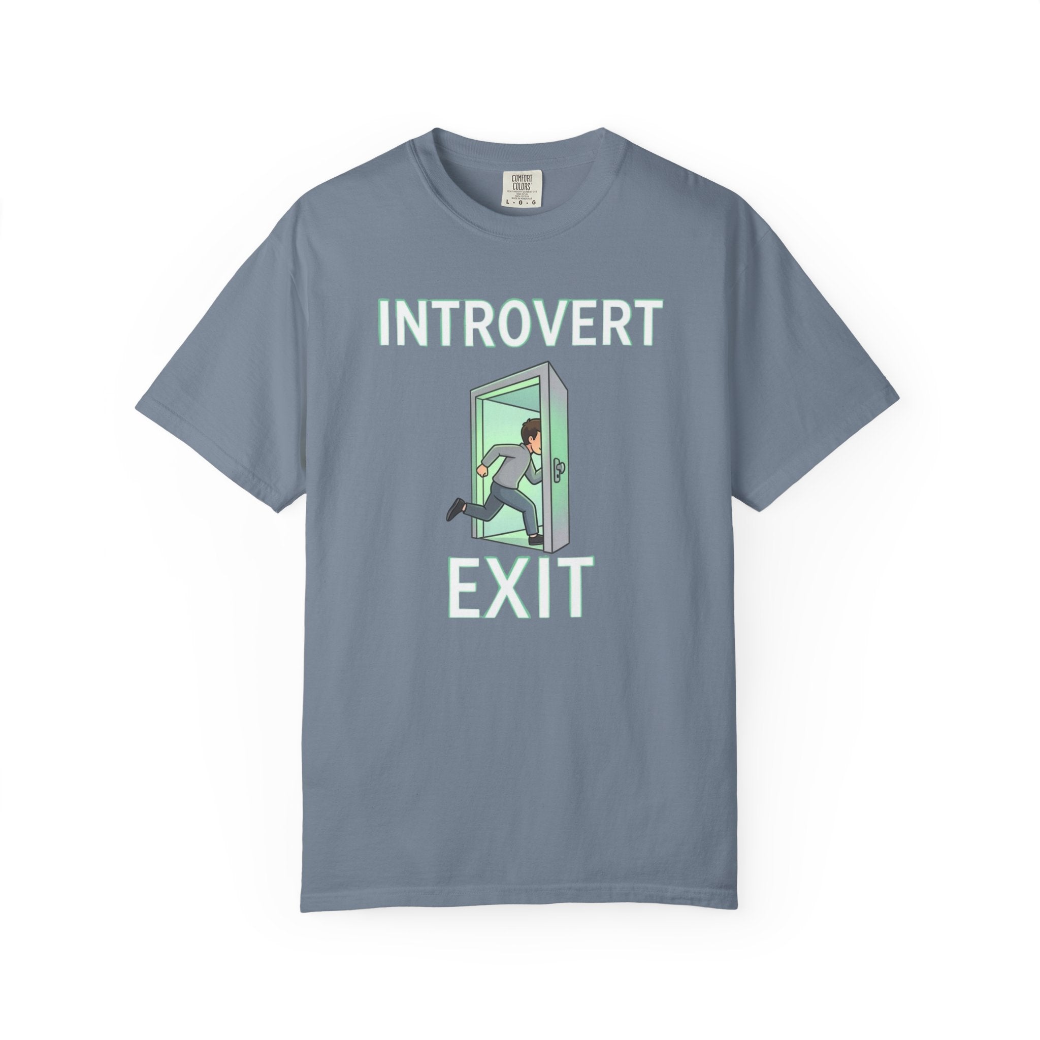 Introvert Exit T-Shirt — Funny Introvert Graphic Tee