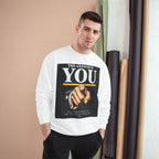 Sweatshirt — "The Answer Is You" Motivational Vintage-Style Crewneck