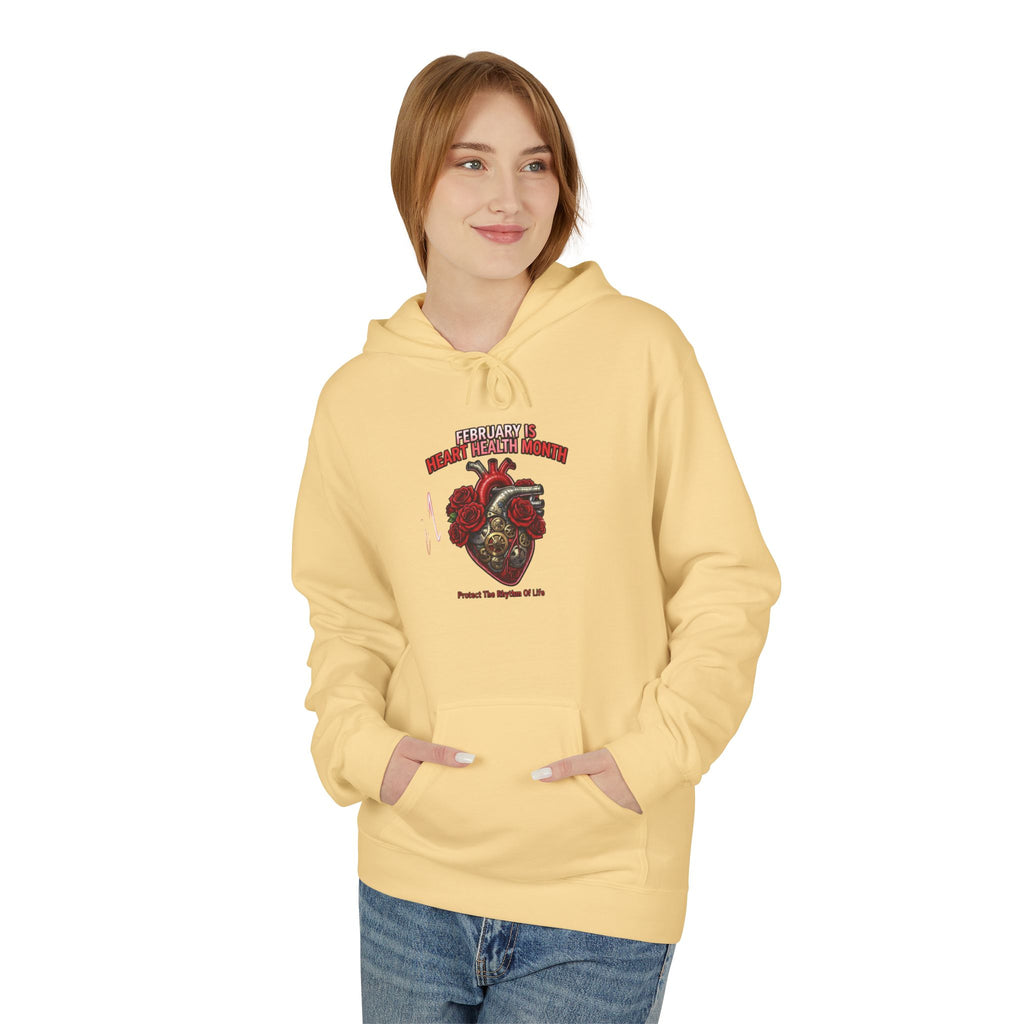 Hockey Heart Shield Hoodie — Proud to Play 'Til the End
