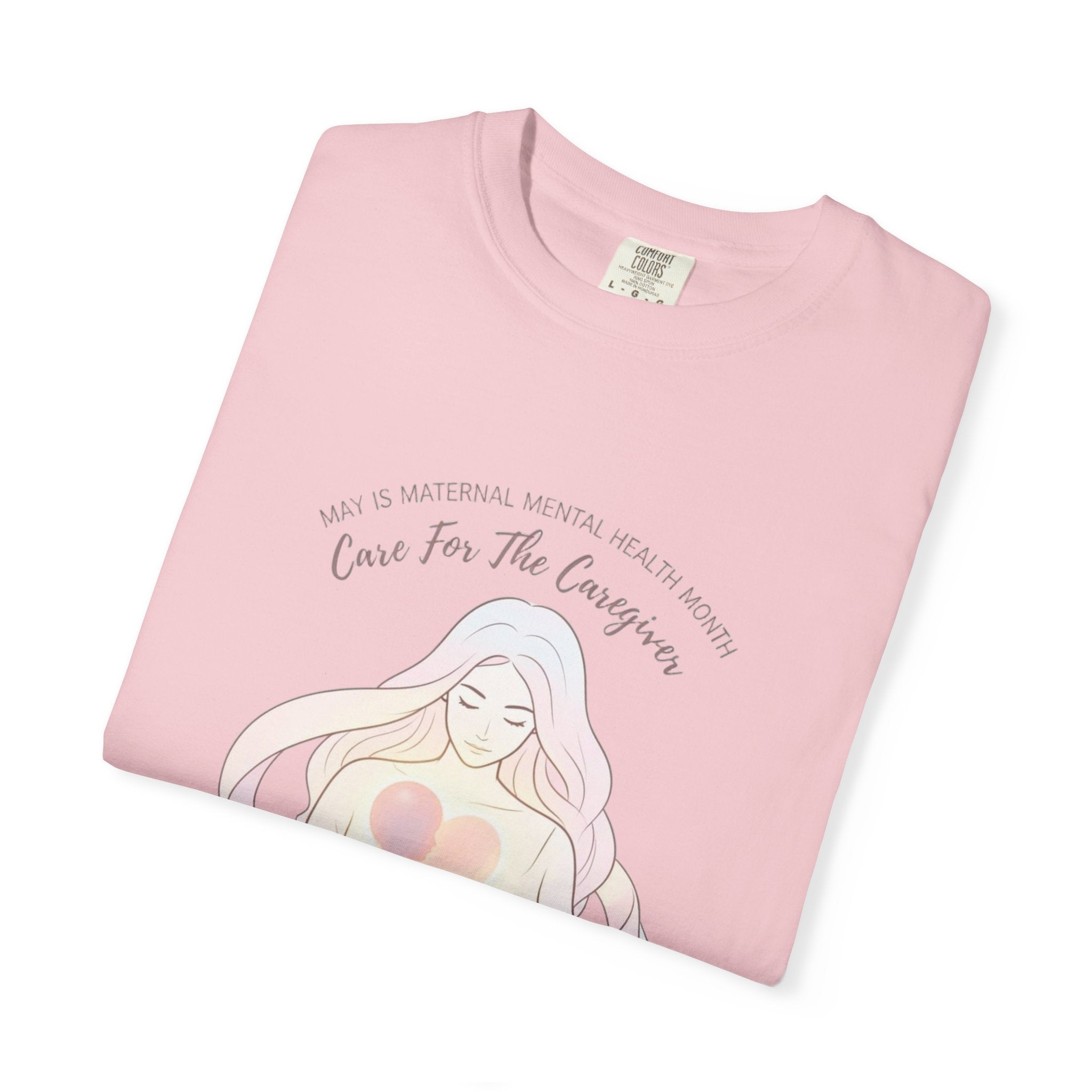 T-Shirt — Care For The Caregivers Graphic Tee (Self-Care Heart Illustration)