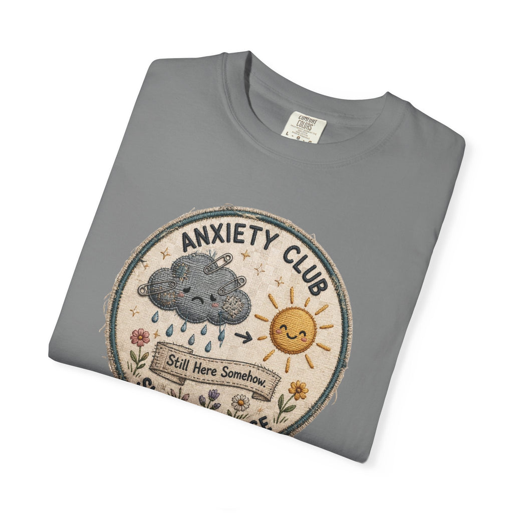 Anxiety Club Survival Badge T-Shirt
