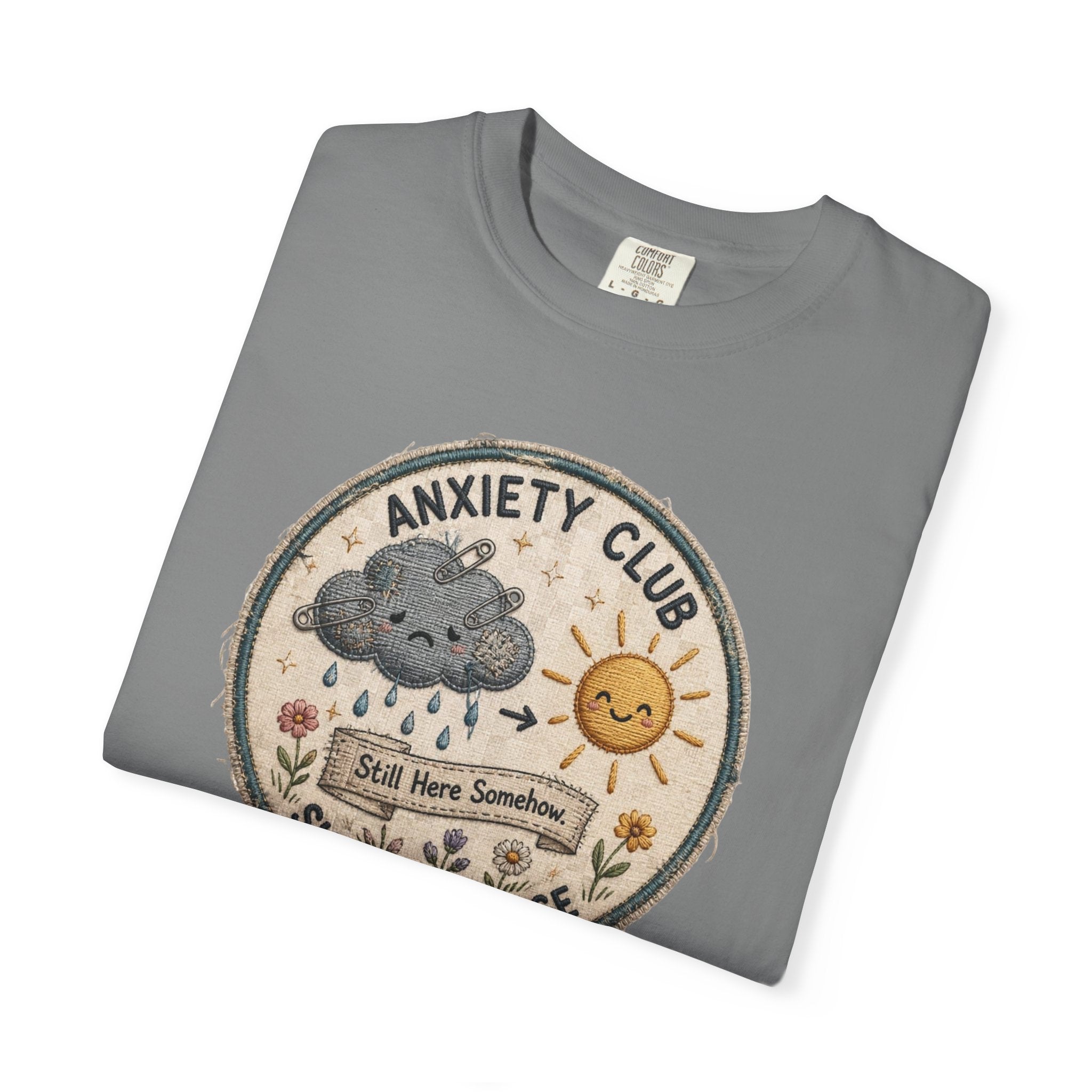 Anxiety Club Survival Badge T-Shirt
