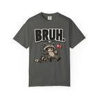 Bruh Raccoon Graphic T-Shirt — Lazy Chill Cartoon Tee