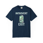 Introvert Exit T-Shirt — Funny Introvert Graphic Tee