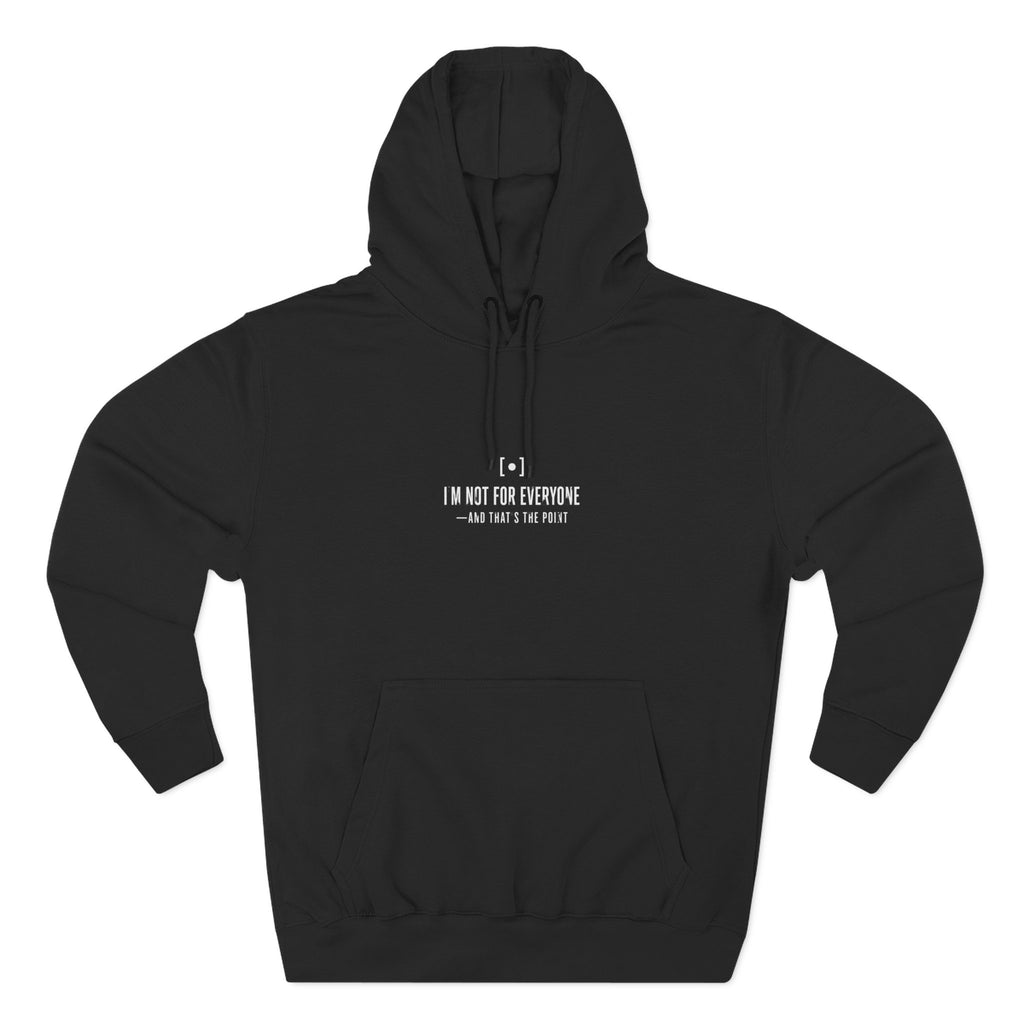 Minimal Embroidered Fleece Hoodie