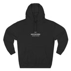 Minimal Embroidered Fleece Hoodie