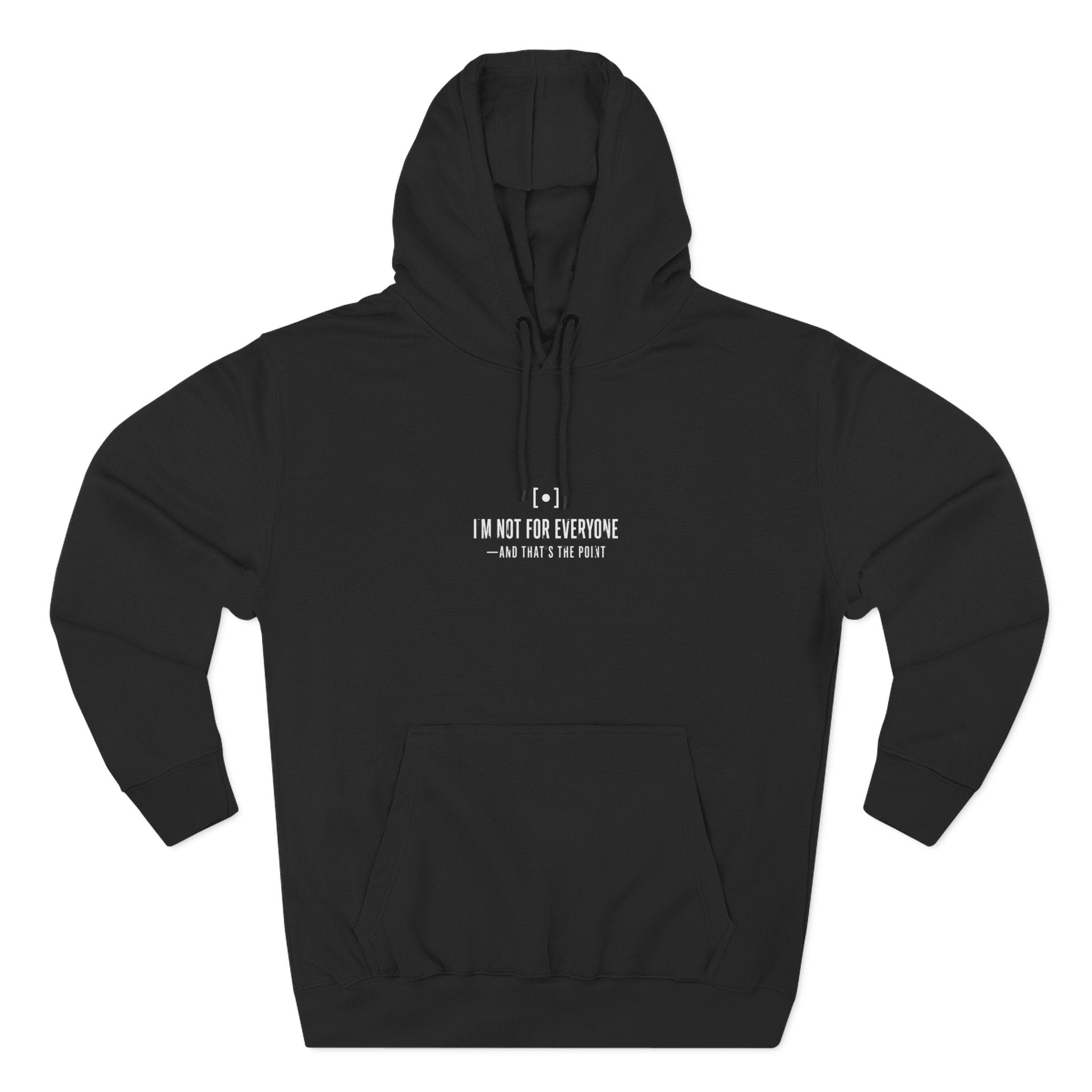 Minimal Embroidered Fleece Hoodie