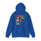 Retro Inspo Hoodie — 'Nope' Meditation Collage Graphic Hooded Sweatshirt