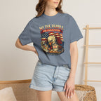 T-Shirt — "We the People Are Exhausted" Patriotic Vintage Eagle Tee