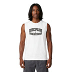 Discipline Over Motivation Muscle Tank — Motivational Gym Workout Tank Top